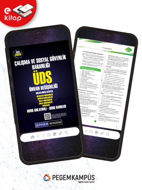 2026 ÜDS Çalışma ve Sosyal Güvenlik Bakanlığı Ünvan Değişikliği Sınavlarına Hazırlık Konu Anlatımlı Soru Bankası E-Kitap