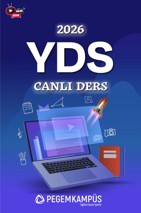 2026 YDS Canlı Ders + Ders İzleme Defteri + Soru Bankası