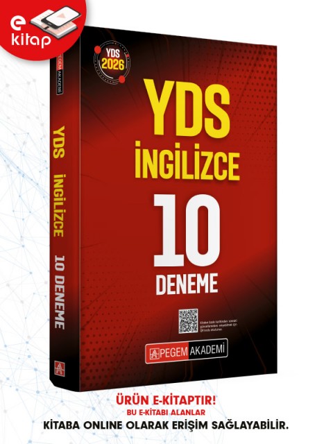 2026 YDS İngilizce 10 Deneme E-Kitap