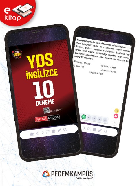 2026 YDS İngilizce 10 Deneme E-Kitap
