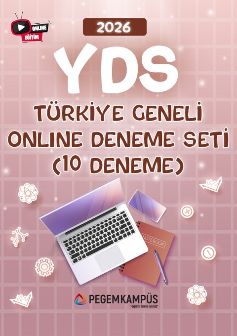 2026 YDS Türkiye Geneli Online Deneme Seti (10 Deneme)