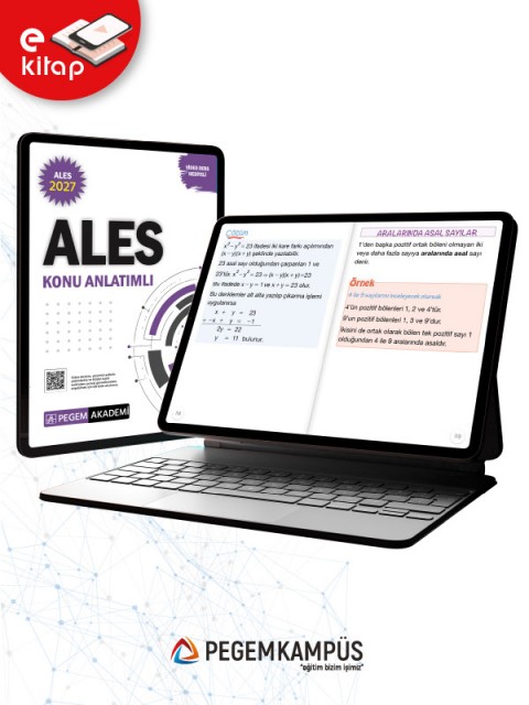 2027 ALES Konu Anlatımlı E-Kitap (Video Ders Hediyeli)