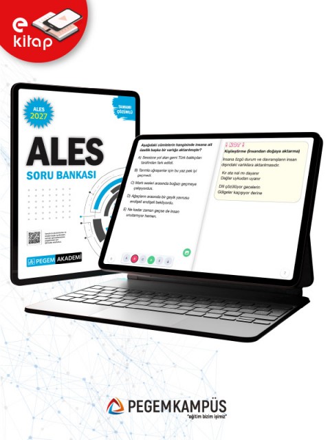 2027 ALES Tamamı Çözümlü E-Soru Bankası