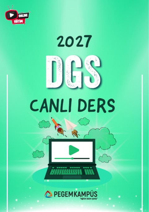2027 DGS Canlı Ders + Ders İzleme Defteri + Soru Bankası
