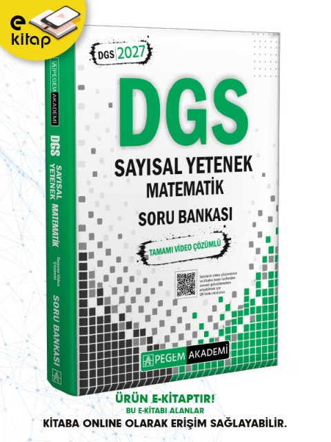 2027 DGS Sayısal Yetenek Matematik Tamamı Video Çözümlü E-Soru Bankası