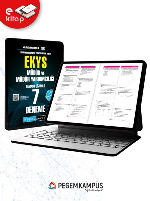 2027 EKYS MEB Müdür ve Müdür Yardımcılığı 7 Deneme E-Kitap