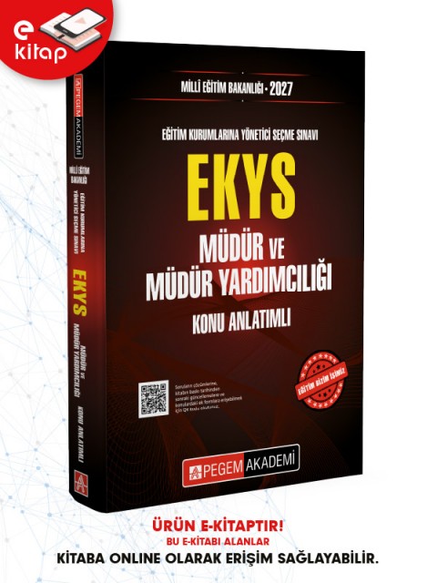 2027 EKYS MEB Müdür ve Müdür Yardımcılığı Konu Anlatımlı E-Kitap