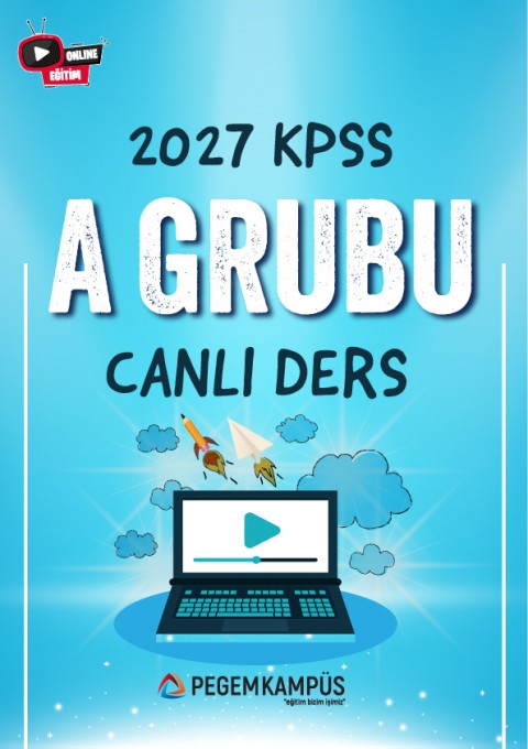 2027 KPSS A Grubu Canlı Ders + Ders İzleme Defteri + Soru Bankası
