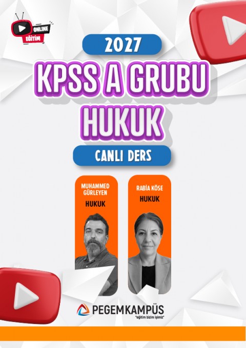 2027 KPSS A Grubu Hukuk Canlı Ders