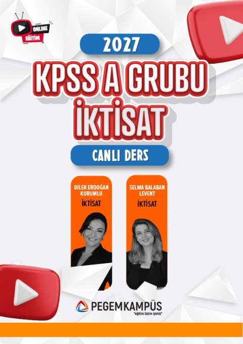 2027 KPSS A Grubu İktisat Canlı Ders