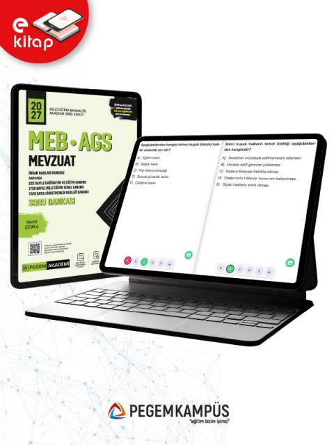 2027 MEB-AGS Mevzuat Tamamı Çözümlü E-Soru Bankası