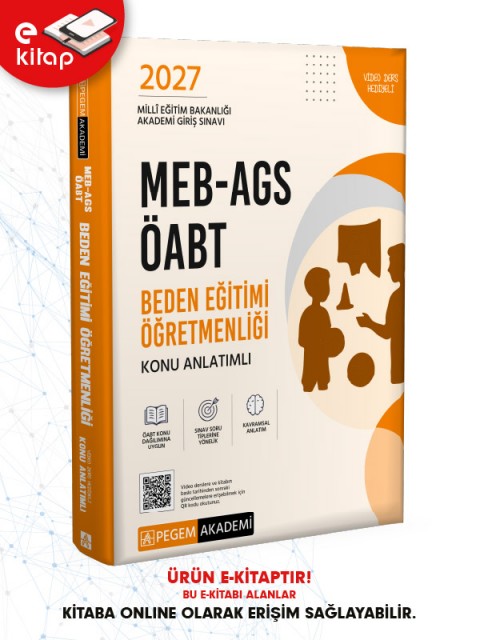 2027 MEB-AGS ÖABT Beden Eğitimi Öğretmenliği Konu Anlatımlı E-Kitap
