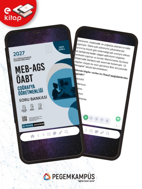 2027 MEB-AGS ÖABT Coğrafya Öğretmenliği E-Soru Bankası