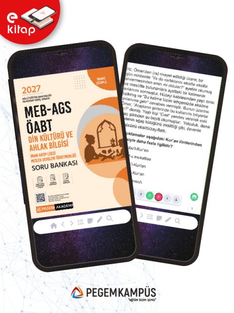 2027 MEB-AGS ÖABT Din Kültürü ve Ahlak Bilgisi Öğretmenliği E-Soru Bankası