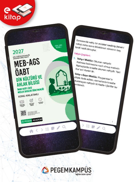 2027 MEB-AGS ÖABT Din Kültürü ve Ahlak Bilgisi Öğretmenliği Konu Anlatımlı E-Kitap