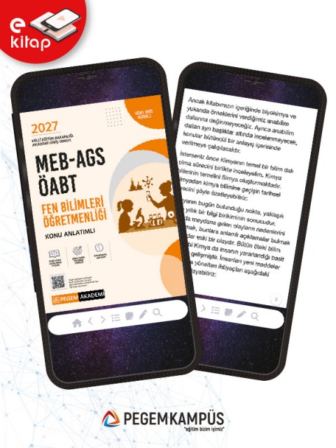 2027 MEB-AGS ÖABT Fen Bilimleri Öğretmenliği Konu Anlatımlı E-Kitap Seti
