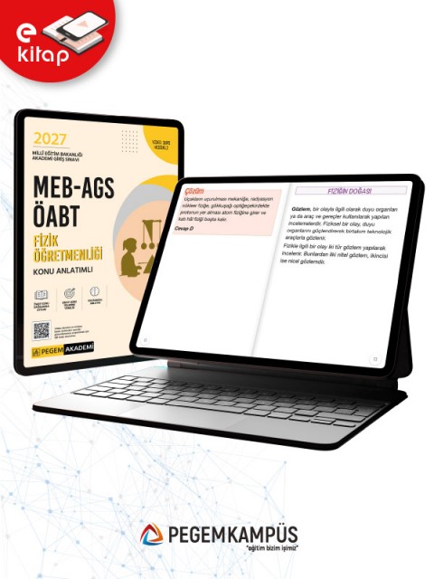 2027 MEB-AGS ÖABT Fizik Öğretmenliği Konu Anlatımlı E-Kitap