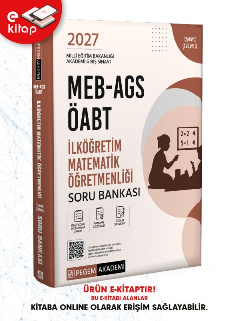 2027 MEB-AGS ÖABT İlköğretim Matematik Öğretmenliği E-Soru Bankası