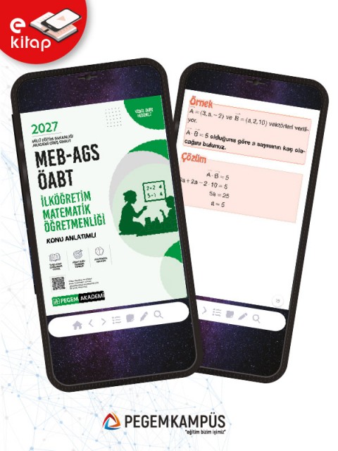2027 MEB-AGS ÖABT İlköğretim Matematik Öğretmenliği Konu Anlatımlı E-Kitap Seti