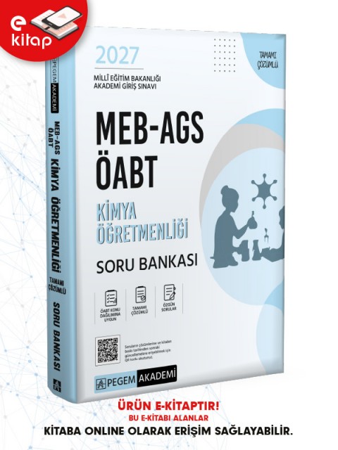 2027 MEB-AGS ÖABT Kimya Öğretmenliği E-Soru Bankası