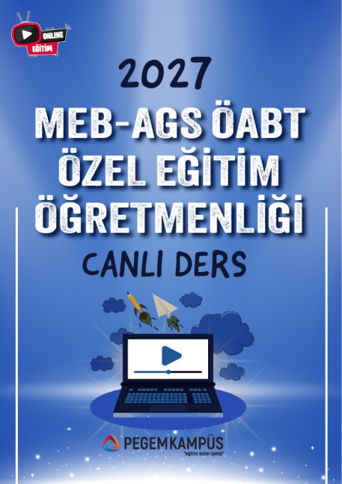 2027 MEB-AGS ÖABT Özel Eğitim Öğretmenliği Canlı Ders