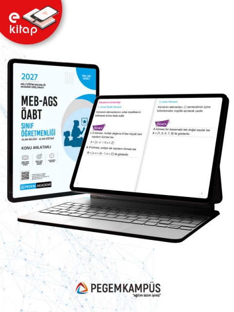 2027 MEB-AGS ÖABT Sınıf Öğretmenliği Konu Anlatımlı E-Kitap Seti