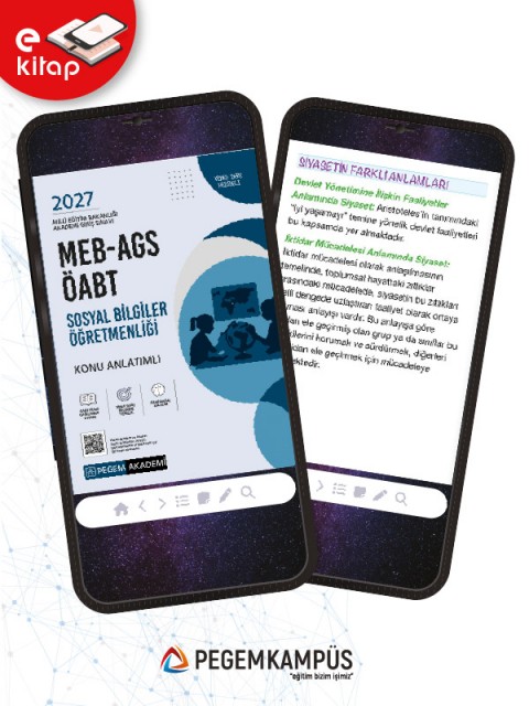 2027 MEB-AGS ÖABT Sosyal Bilgiler Öğretmenliği Konu Anlatımlı E-Kitap Seti