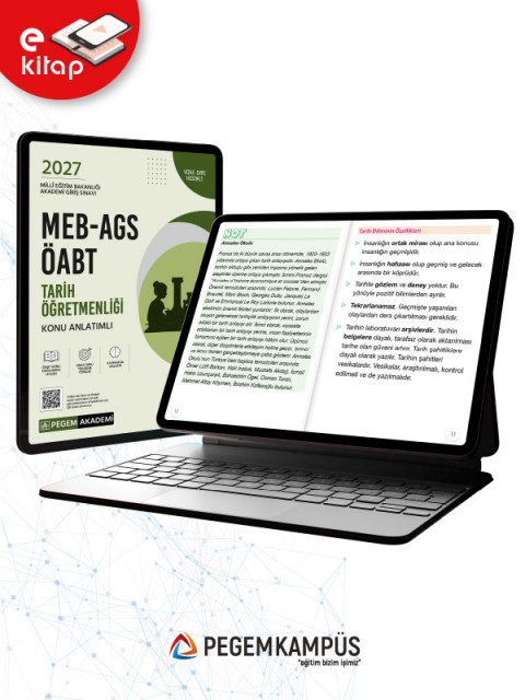2027 MEB-AGS ÖABT Tarih Öğretmenliği Konu Anlatımlı E-Kitap