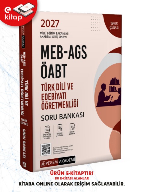 2027 MEB-AGS ÖABT Türk Dili ve Edebiyatı Öğretmenliği E-Soru Bankası