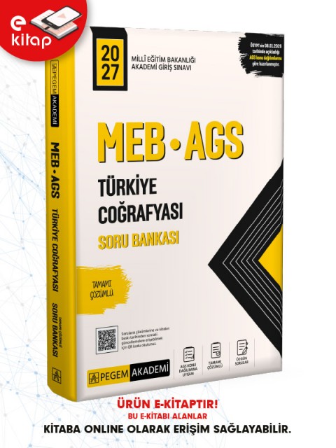 2027 MEB-AGS Türkiye Coğrafyası Tamamı Çözümlü E-Soru Bankası