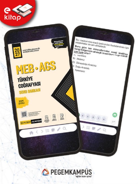 2027 MEB-AGS Türkiye Coğrafyası Tamamı Çözümlü E-Soru Bankası
