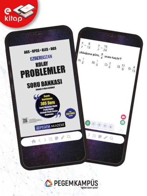AGS-KPSS-ALES-DGS Ezberbozan Kolay Problemler Tamamı Video Çözümlü E-Soru Bankası