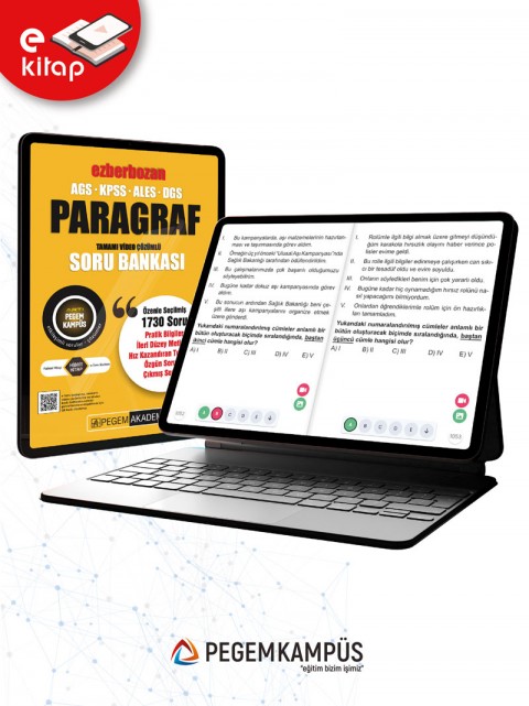 AGS-KPSS-ALES-DGS Ezberbozan Paragraf Tamamı Video Çözümlü E-Soru Bankası