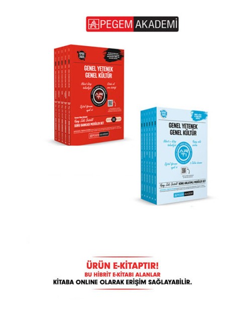 E-KİTAP 2025 KPSS Genel Yetenek Genel Kültür Konu Anlatımlı + 2025 KPSS Genel Yetenek Genel Kültür Soru Bankası Modüler Set