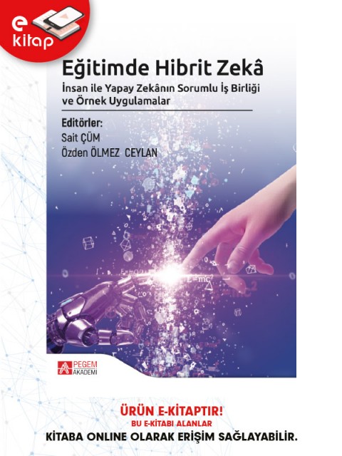 Eğitimde Hibrit Zeka İnsan ile Yapay Zekânın Sorumlu İş Birliği ve Örnek Uygulamalar (e-kitap)