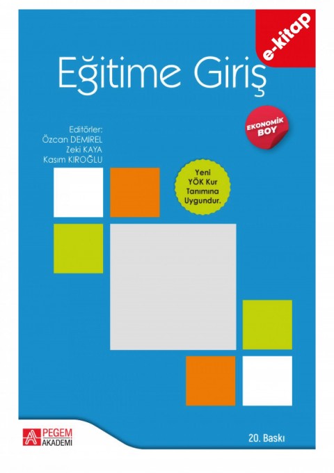 Eğitime Giriş - (Ekonomik Boy) (e-kitap)