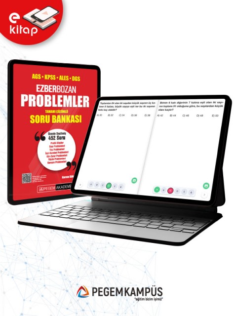 AGS-KPSS-ALES-DGS Ezberbozan Problemler Tamamı Çözümlü E-Soru Bankası