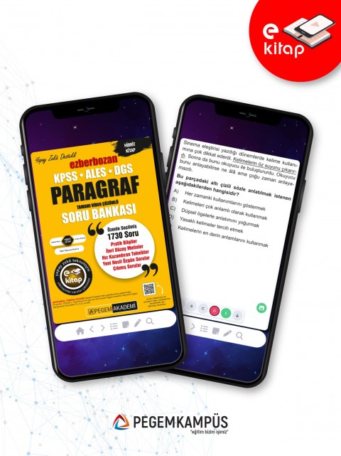 AGS-KPSS-ALES-DGS Ezberbozan Paragraf Tamamı Video Çözümlü E-Soru Bankası