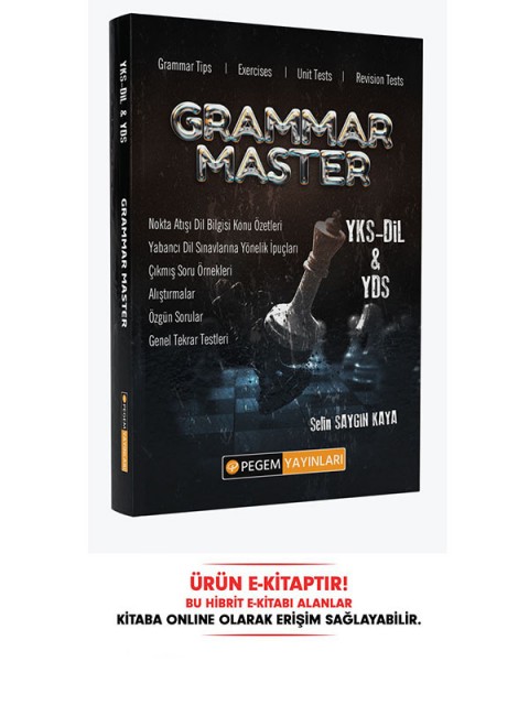 Grammar Master YKS - DİL&YDS E-Kitap