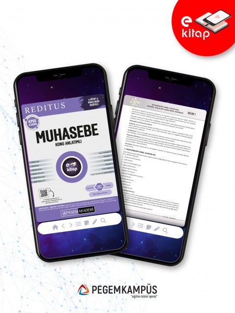 2025 KPSS A Grubu Reditus Muhasebe Konu Anlatımlı E-Kitap