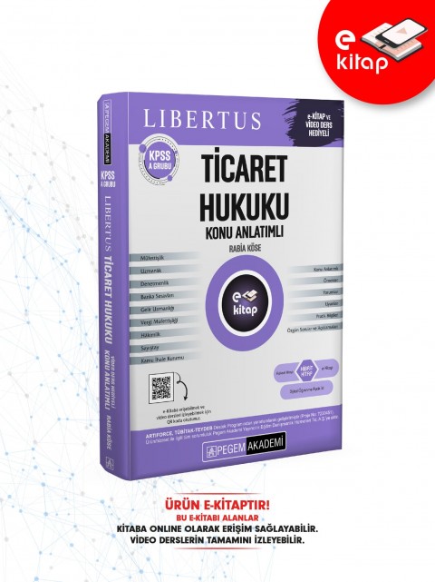 2025 KPSS A Grubu Libertus Ticaret Hukuku Konu Anlatımlı E-Kitap