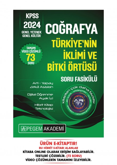 KPSS Coğrafya - Türkiye'nin İklim ve Bitki Örtüsü Soru Fasikülü