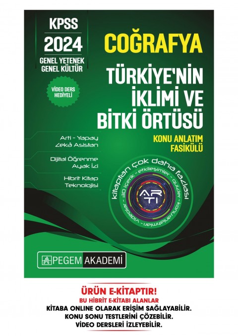 KPSS Coğrafya - Türkiye'nin İklim ve Bitki Örtüsü Konu Fasikülü