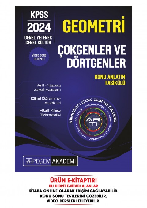 KPSS Geometri - Çokgenler ve Dörtgenler Konu Fasikülü