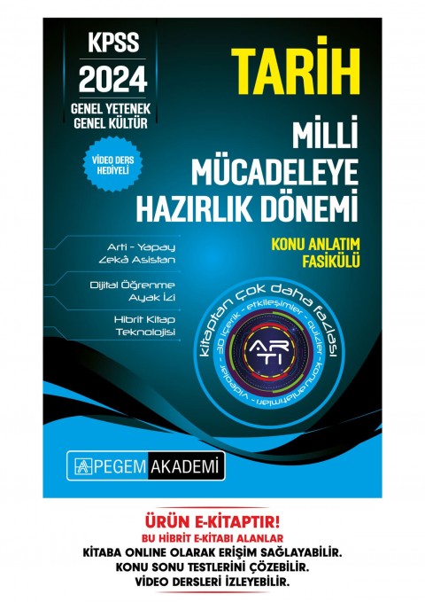 KPSS Tarih - Milli Mücadele Hazırlık Dönemi Konu Fasikülü