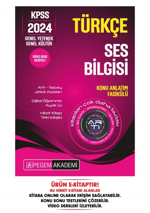 KPSS Türkçe - Ses Bilgisi Konu Fasikülü
