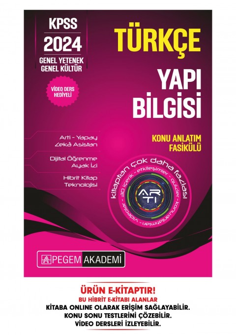 KPSS Türkçe - Yapı Bilgisi Konu Fasikülü