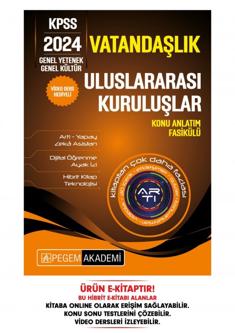 KPSS Vatandaşlık - Uluslararası Kuruluşlar Konu Fasikülü
