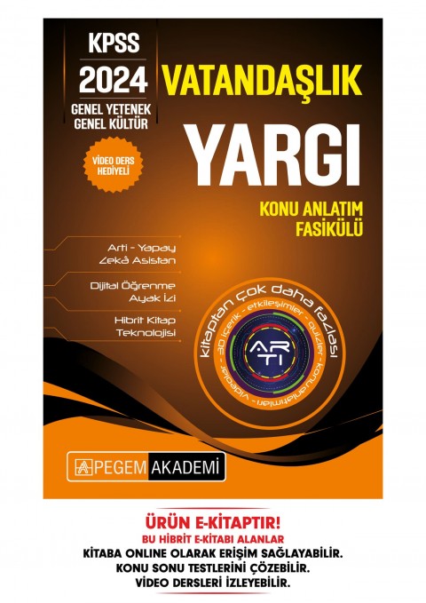 KPSS Vatandaşlık - Yargı Konu Fasikülü