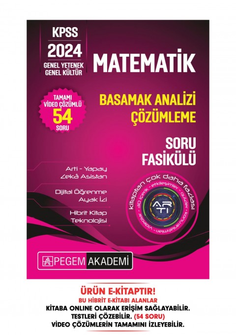 KPSS Matematik - Basamak Analizi-Çözümleme Soru Fasikülü